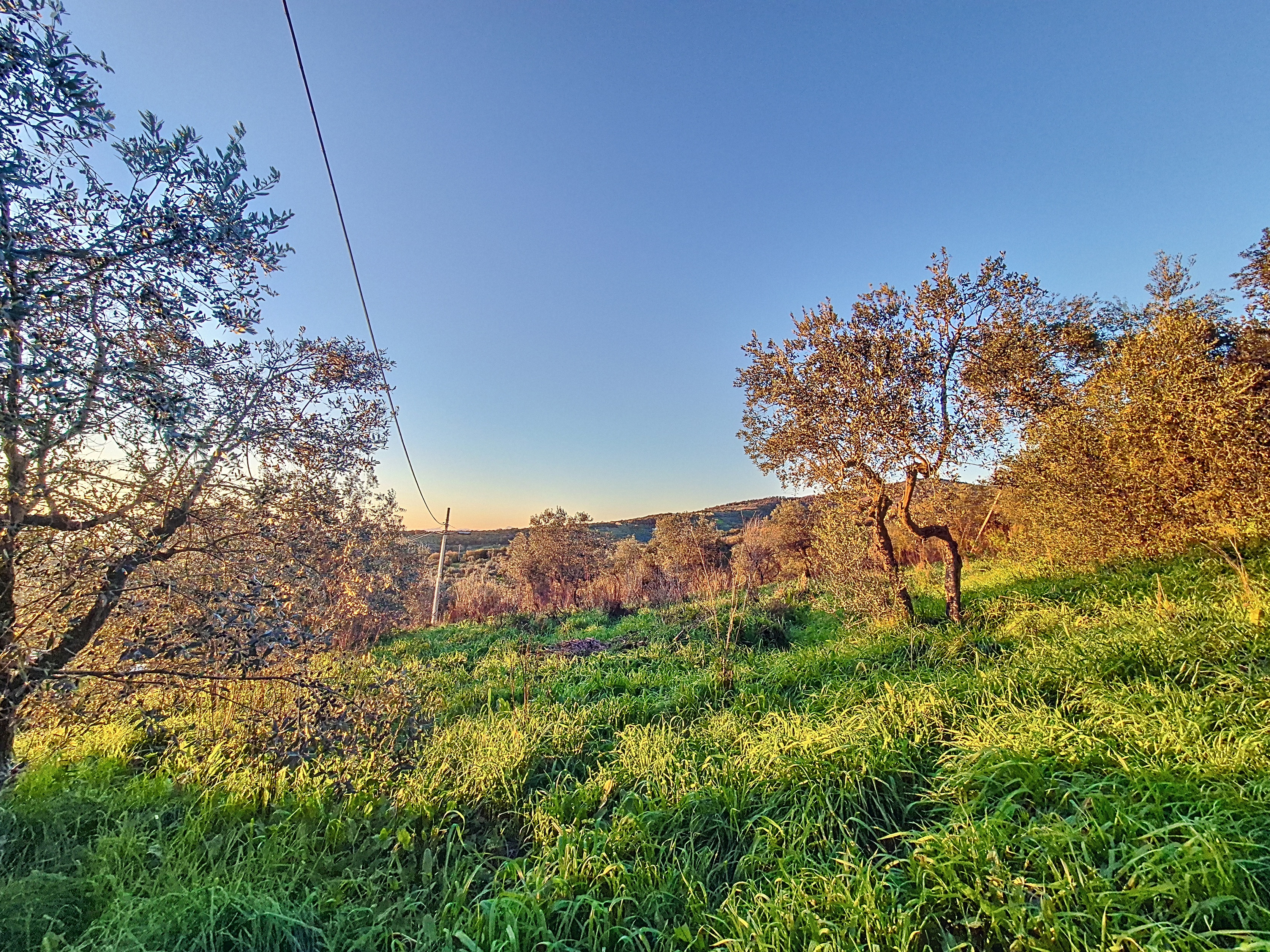 casa castra capraia e limite vista sul tramonto