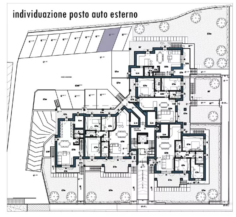 Empoli, attico moderno con posto auto