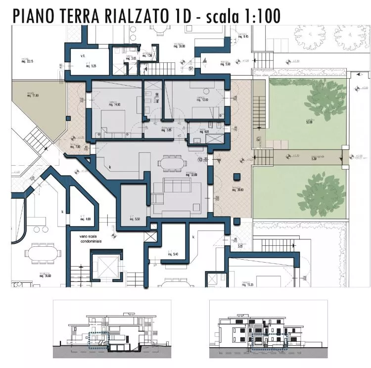 empoli, quadrilocale moderno nuovo